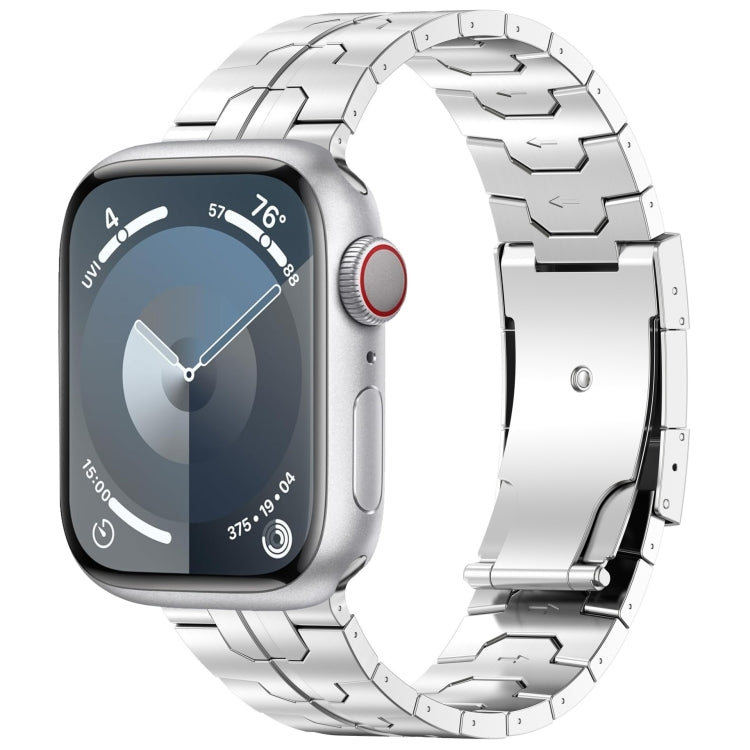For Apple Watch SE 40mm Turtle Buckle Titanium Alloy Watch Band(Silver) - free shipping - PMC TechLife - Order now!