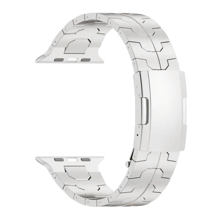 For Apple Watch SE 40mm Turtle Buckle Titanium Alloy Watch Band(Silver) - free shipping - PMC TechLife - Order now!