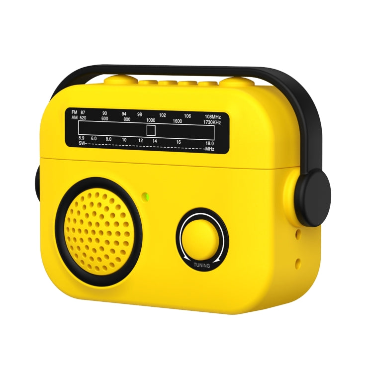 For AirPods Pro 2 Radio Style Wireless Bluetooth Earphones Shockproof Protective Case(Yellow) - For AirPods Pro 2 by PMC Jewellery | Online Shopping South Africa | PMC Jewellery | Buy Now Pay Later Mobicred
