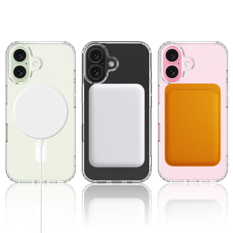 For iPhone 16 Plus MagSafe Clear Acrylic PC Hybrid TPU Phone Case(Transparent) - iPhone 16 Plus Cases by PMC Jewellery | Online Shopping South Africa | PMC Jewellery | Buy Now Pay Later Mobicred