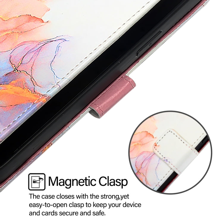 For Blackview A52 PT003 Marble Pattern Flip Leather Phone Case(Galaxy Marble White) - More Brand by PMC TechLife | Online Shopping South Africa | PMC TechLife | Buy Now Pay Later Mobicred
