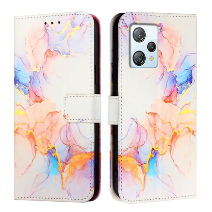 For Blackview A53 PT003 Marble Pattern Flip Leather Phone Case(Galaxy Marble White) - More Brand by PMC Jewellery | Online Shopping South Africa | PMC Jewellery | Buy Now Pay Later Mobicred