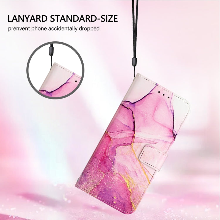 For Blackview Shark 8 PT003 Marble Pattern Flip Leather Phone Case(Pink Purple Gold) - More Brand by PMC Jewellery | Online Shopping South Africa | PMC Jewellery | Buy Now Pay Later Mobicred