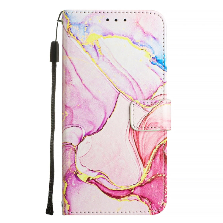 For Blackview Color 8 PT003 Marble Pattern Flip Leather Phone Case(Rose Gold) - More Brand by PMC TechLife | Online Shopping South Africa | PMC TechLife | Buy Now Pay Later Mobicred