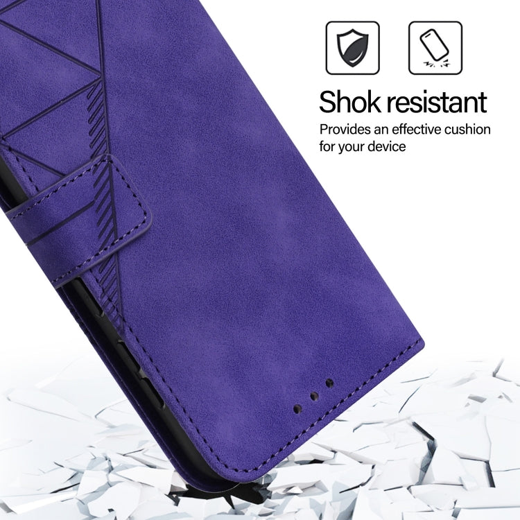 For Blackview A52 Crossbody 3D Embossed Flip Leather Phone Case(Purple) - More Brand by PMC TechLife | Online Shopping South Africa | PMC TechLife | Buy Now Pay Later Mobicred