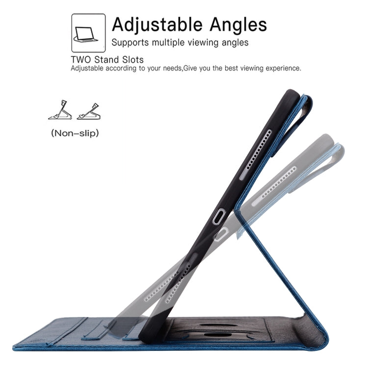For Lenovo Tab P12 Cat Buckle Leather Tablet Case(Royal Blue) - Lenovo by PMC TechLife | Online Shopping South Africa | PMC TechLife | Buy Now Pay Later Mobicred