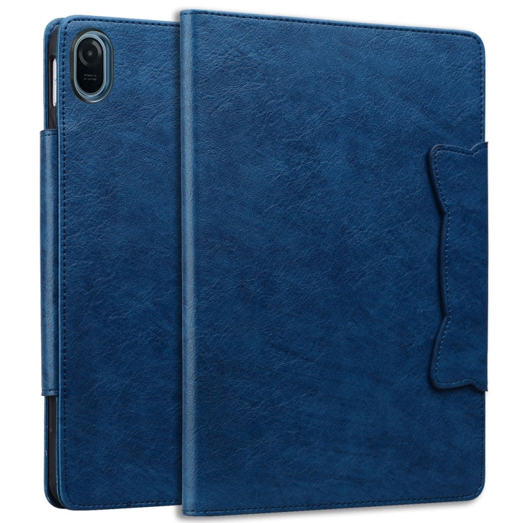 For Honor Pad 8 Cat Buckle Leather Tablet Case(Royal Blue) - Honor by PMC TechLife | Online Shopping South Africa | PMC TechLife | Buy Now Pay Later Mobicred