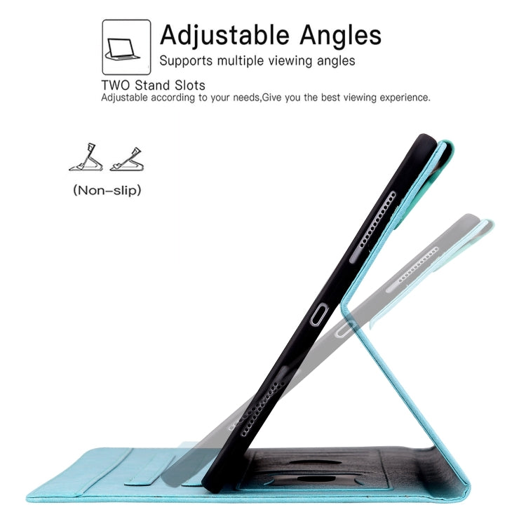 For Honor Pad X8a Cat Buckle Leather Tablet Case(Sky Blue) - Honor by PMC TechLife | Online Shopping South Africa | PMC TechLife | Buy Now Pay Later Mobicred