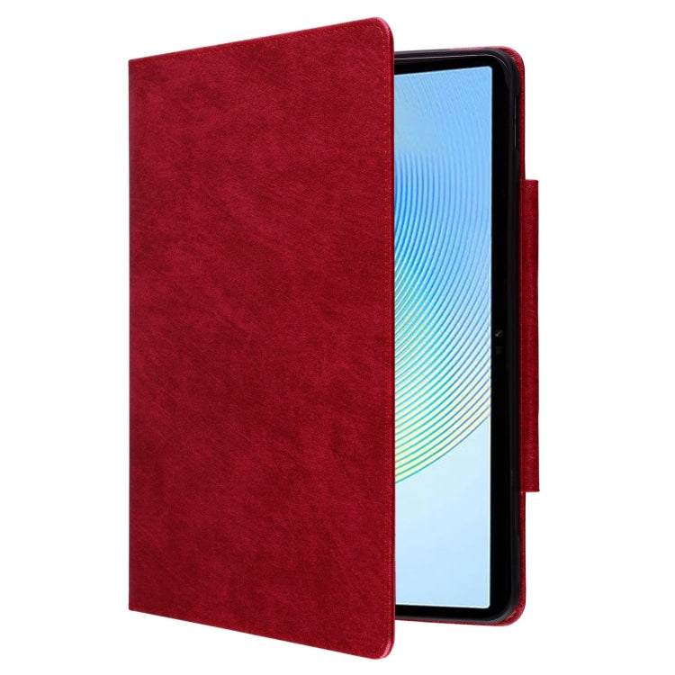 For Honor Pad X8a Cat Buckle Leather Tablet Case(Red) - Honor by PMC TechLife | Online Shopping South Africa | PMC TechLife | Buy Now Pay Later Mobicred