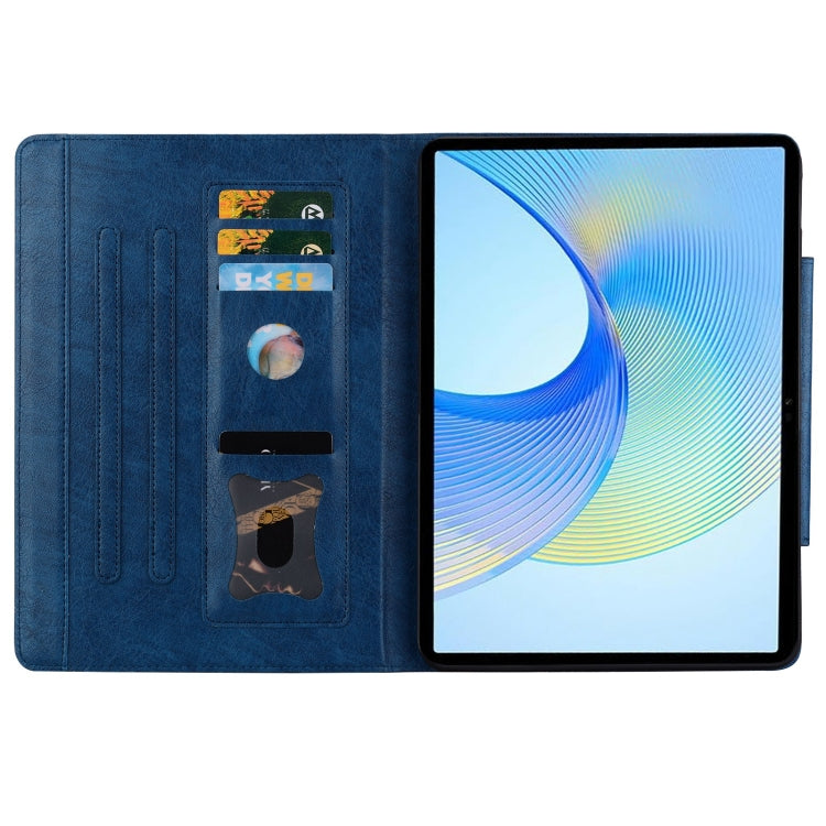 For Honor Pad X8a Cat Buckle Leather Tablet Case(Royal Blue) - Honor by PMC TechLife | Online Shopping South Africa | PMC TechLife | Buy Now Pay Later Mobicred
