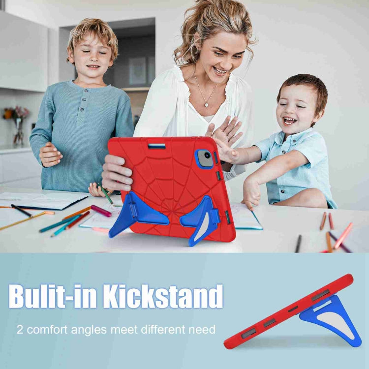 For iPad Air 11 2025 / 2024 Silicone + PC Shockproof Protective Tablet Case(Red Blue) - iPad Air 11 2025 / 2024 Cases by PMC TechLife | Online Shopping South Africa | PMC TechLife | Buy Now Pay Later Mobicred