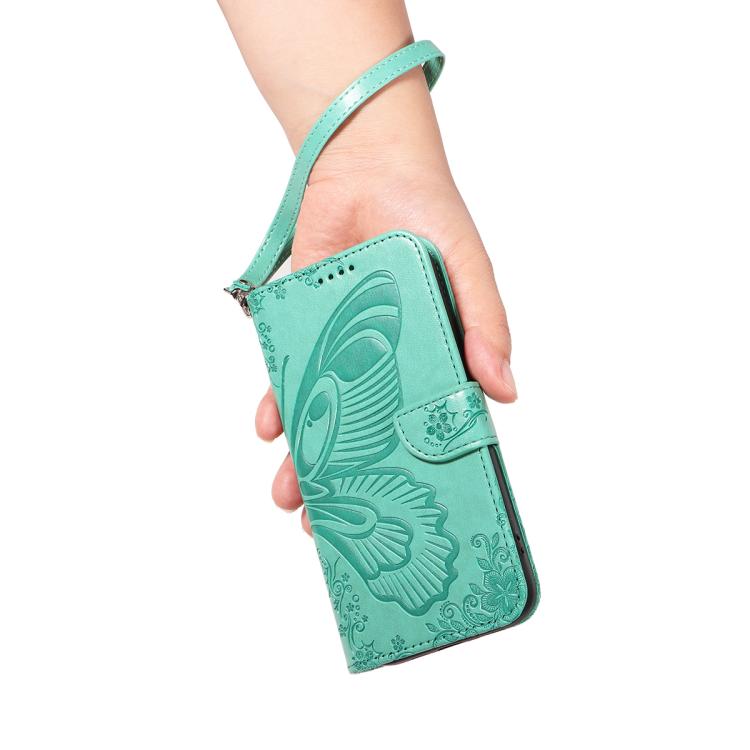 For Huawei Pura 80 5G Swallowtail Butterfly Embossed Leather Phone Case(Green) - free shipping - PMC TechLife - Order now!