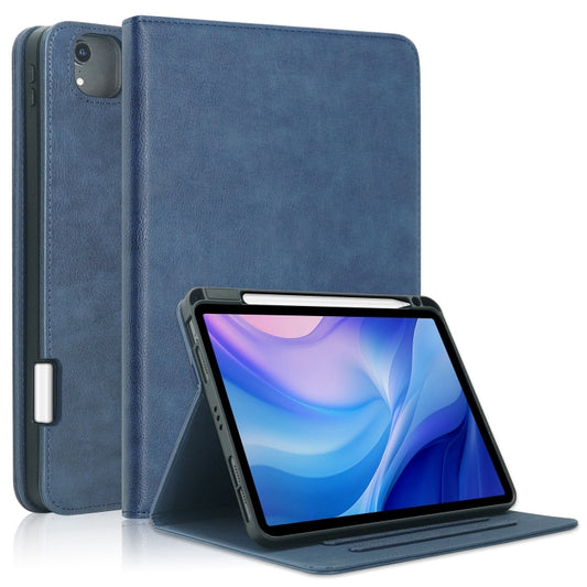 For iPad Air 11 2024 / Pro 11 2022 Front Stand Smart TPU Leather Tablet Case(Dark Blue) - iPad Air 11 2024 Cases by PMC Jewellery | Online Shopping South Africa | PMC Jewellery | Buy Now Pay Later Mobicred