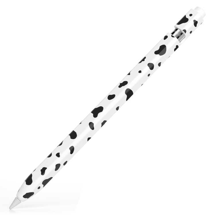 For Apple Pencil 1 Cow Pattern Stylus Silicone Protective Cover(Black) - Pencil Accessories by PMC Jewellery | Online Shopping South Africa | PMC Jewellery | Buy Now Pay Later Mobicred