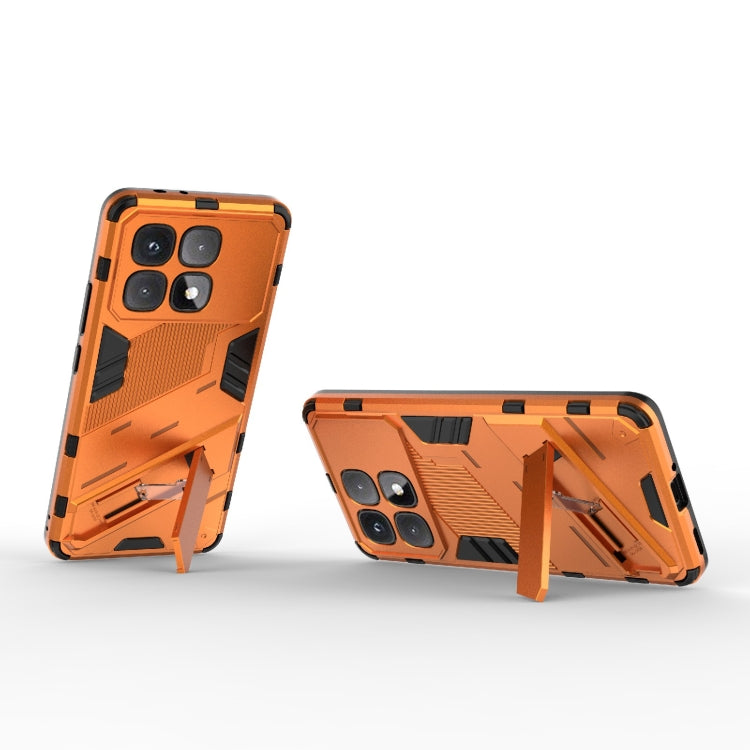 For Redmi K70 Ultra Global Punk Armor 2 in 1 PC + TPU Phone Case with Holder(Orange) - Xiaomi Cases by PMC Jewellery | Online Shopping South Africa | PMC Jewellery | Buy Now Pay Later Mobicred