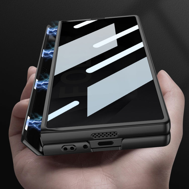 For Samsung Galaxy Z Fold6 GKK Integrated Anti Peep Full Coverage Magnetic Fold Phone Case(Gold) - free shipping - PMC Jewellery - Order now!