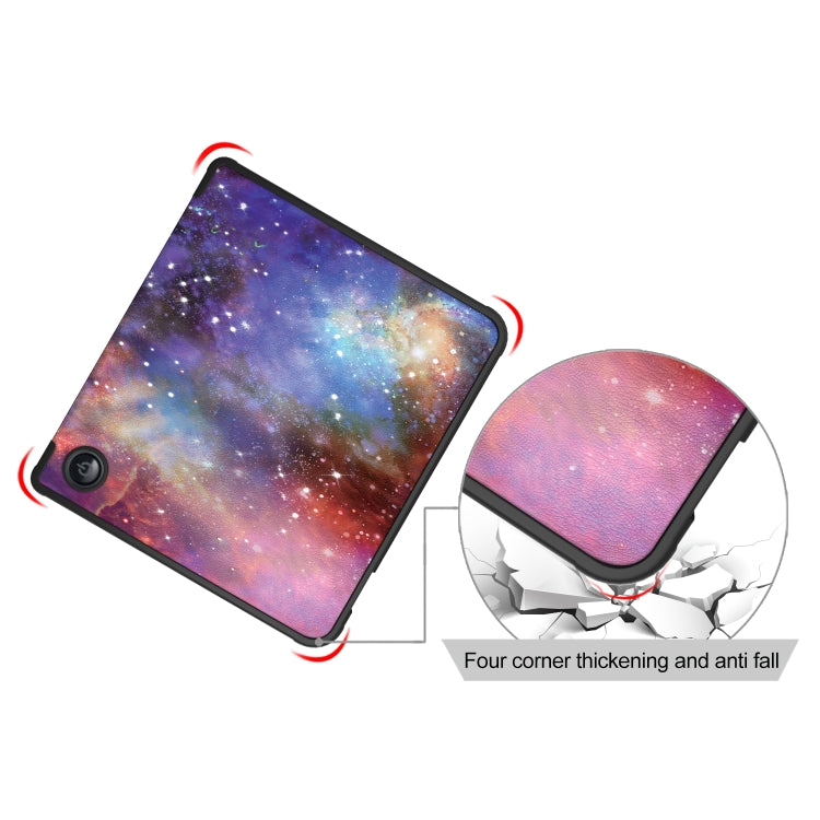 For Kobo Libra Colour 2024 Solid Color Deformation TPU Leather Smart Tablet Case(Milky Way) - Others by PMC Jewellery | Online Shopping South Africa | PMC Jewellery | Buy Now Pay Later Mobicred