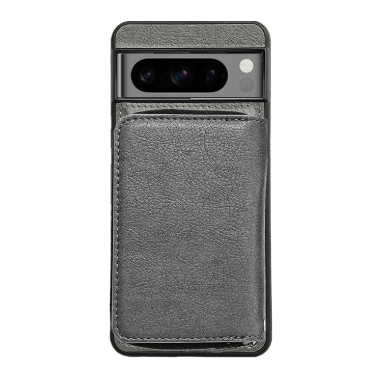 For Google Pixel 6 Pro Solid Color Zipper 11-Card Slots Bag Phone Case with Lanyard(Grey) - Google Cases by PMC TechLife | Online Shopping South Africa | PMC TechLife | Buy Now Pay Later Mobicred
