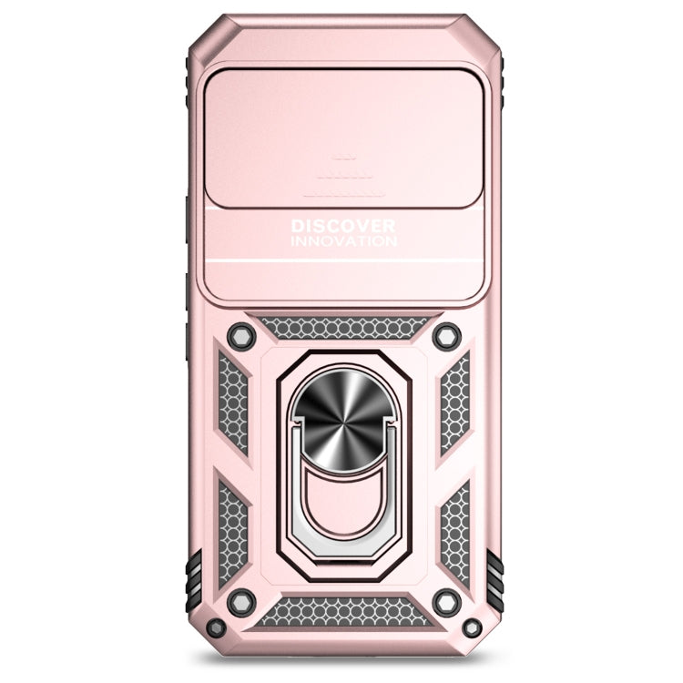 For Google Pixel 9 Sliding Camshield Holder Phone Case(Rose Gold) - Google Cases by PMC TechLife | Online Shopping South Africa | PMC TechLife | Buy Now Pay Later Mobicred