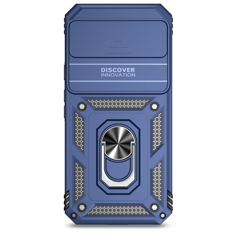 For Google Pixel 9 Pro Sliding Camshield Holder Phone Case(Blue) - Google Cases by PMC TechLife | Online Shopping South Africa | PMC TechLife | Buy Now Pay Later Mobicred