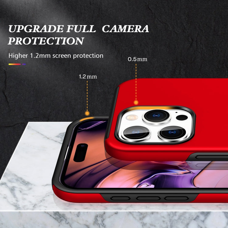 For iPhone 16 Magnetic Ring Holder Phone Case(Red) - iPhone 16 Cases by PMC TechLife | Online Shopping South Africa | PMC TechLife | Buy Now Pay Later Mobicred