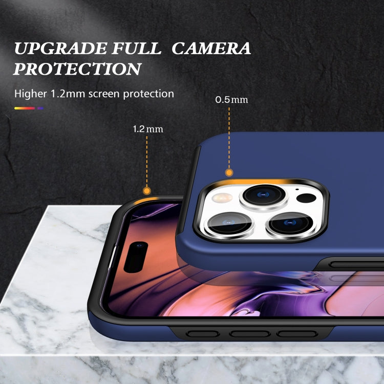 For iPhone 16 Plus Magnetic Ring Holder Phone Case(Navy Blue) - iPhone 16 Plus Cases by PMC Jewellery | Online Shopping South Africa | PMC Jewellery | Buy Now Pay Later Mobicred