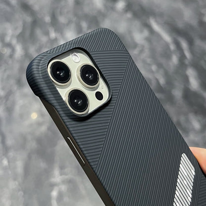 For iPhone 13 Carbon Fiber Frameless Cooling Phone Case(Blue) - iPhone 13 Cases by PMC Jewellery | Online Shopping South Africa | PMC Jewellery | Buy Now Pay Later Mobicred