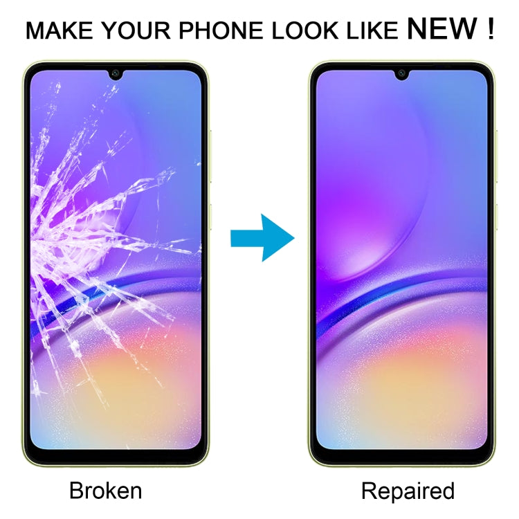 For Samsung Galaxy A05 SM-A055F 10pcs Front Screen Outer Glass Lens with OCA Optically Clear Adhesive - free shipping - PMc TechLife - Order now!