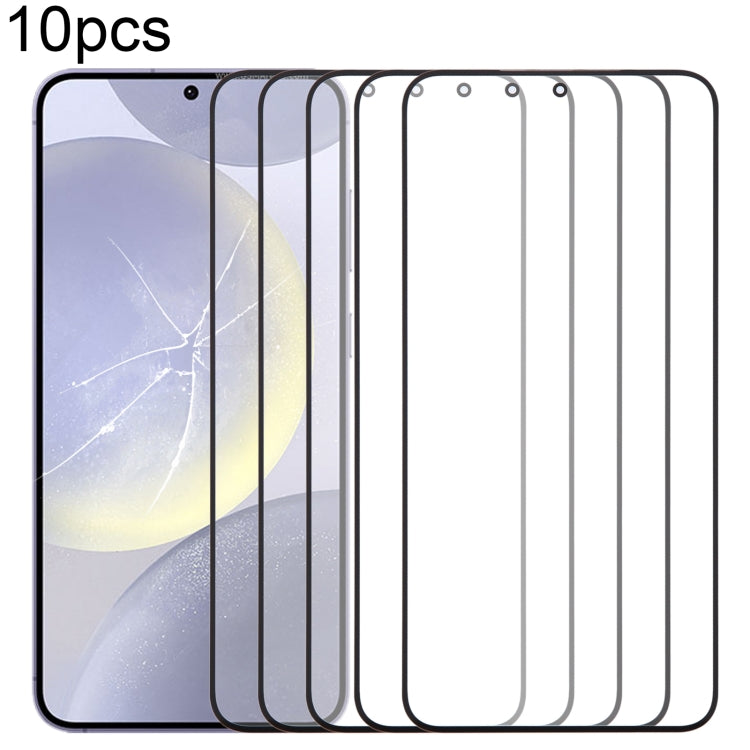 For Samsung Galaxy S24+ SM-S926B 10pcs Front Screen Outer Glass Lens with OCA Optically Clear Adhesive - free shipping - PMc TechLife - Order now!