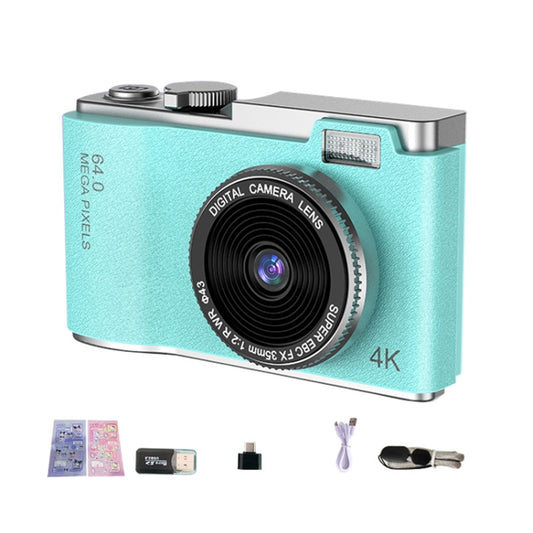 LK003 2.4 inch Dual-lens 4K HD CCD Camera Retro Kids Camera(Green) - Children Cameras by PMC Jewellery | Online Shopping South Africa | PMC Jewellery | Buy Now Pay Later Mobicred