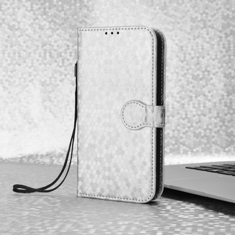 For Ulefone Note 17 Pro Honeycomb Dot Texture Leather Phone Case(Silver) - Ulefone Cases by PMC Jewellery | Online Shopping South Africa | PMC Jewellery | Buy Now Pay Later Mobicred