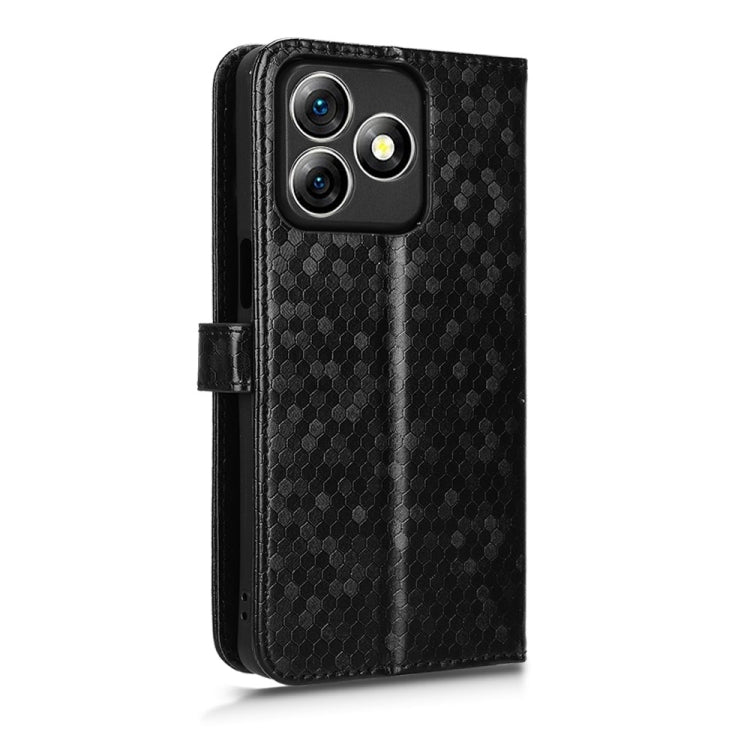 For Ulefone Note 18 Ultra Honeycomb Dot Texture Leather Phone Case(Black) - Ulefone Cases by PMC Jewellery | Online Shopping South Africa | PMC Jewellery | Buy Now Pay Later Mobicred