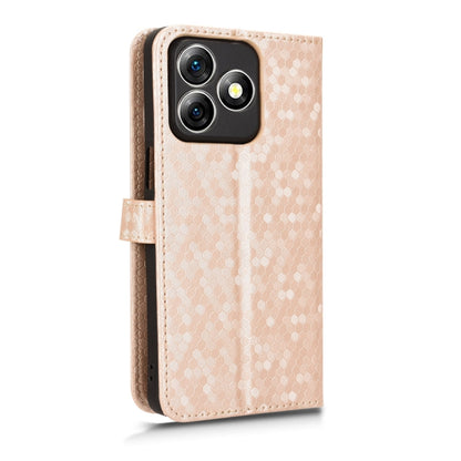 For Ulefone Note 18 Ultra Honeycomb Dot Texture Leather Phone Case(Gold) - Ulefone Cases by PMC Jewellery | Online Shopping South Africa | PMC Jewellery | Buy Now Pay Later Mobicred