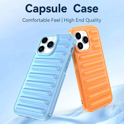 For iPhone 16 Plus Capsule Series Candy Color TPU Phone Case(Transparent) - iPhone 16 Plus Cases by PMC Jewellery | Online Shopping South Africa | PMC Jewellery | Buy Now Pay Later Mobicred