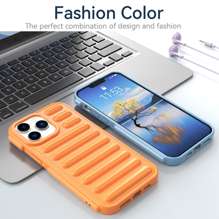 For iPhone 16 Pro Capsule Series Candy Color TPU Phone Case(Blue) - iPhone 16 Pro Cases by PMC TechLife | Online Shopping South Africa | PMC TechLife | Buy Now Pay Later Mobicred