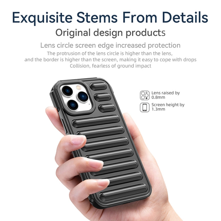 For iPhone 16 Pro Capsule Series Candy Color TPU Phone Case(Blue) - iPhone 16 Pro Cases by PMC TechLife | Online Shopping South Africa | PMC TechLife | Buy Now Pay Later Mobicred