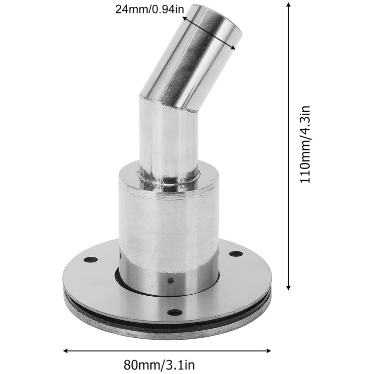24mm Elbow Marine Parking Heater Stainless Steel Vent - Marine Accessories & Parts by PMC TechLife | Online Shopping South Africa | PMC TechLife | Buy Now Pay Later Mobicred