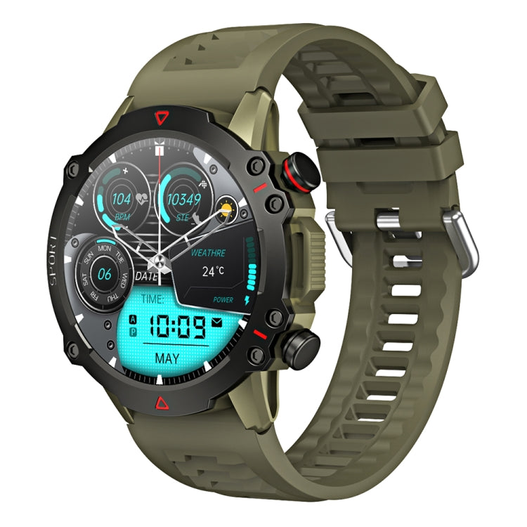 LEMFO TF10 Pro 1.53 inch BT5.2 IP67 Sport Smart Watch, Support Bluetooth Call / Sleep / Blood Oxygen / Heart Rate / Long Sitting Health Monitor(Green) - Smart Watches by LEMFO | Online Shopping South Africa | PMC Jewellery | Buy Now Pay Later Mobicred