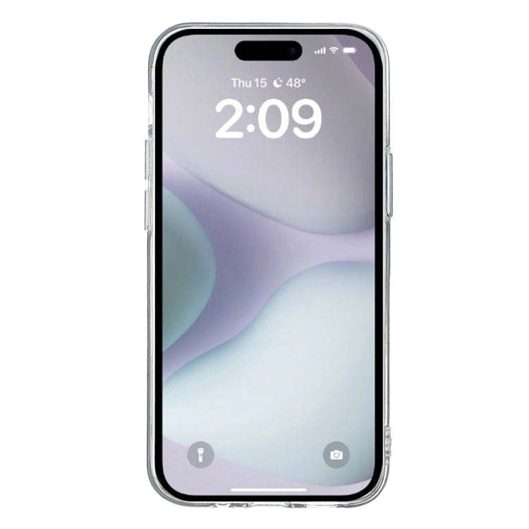 For iPhone 16 Plus Colored Drawing Pattern Transparent TPU Phone Case(Bear) - iPhone 16 Plus Cases by PMC TechLife | Online Shopping South Africa | PMC TechLife | Buy Now Pay Later Mobicred