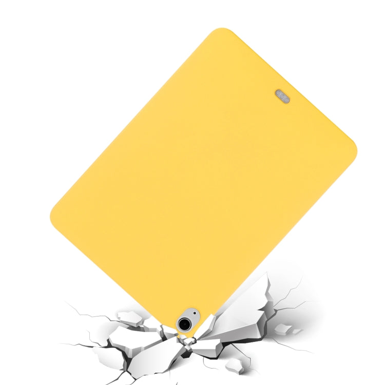 For iPad Air 13 2025 / 2024 Pure Color Liquid Silicone Shockproof Tablet Case(Yellow) - free shipping - PMC TechLife - Order now!