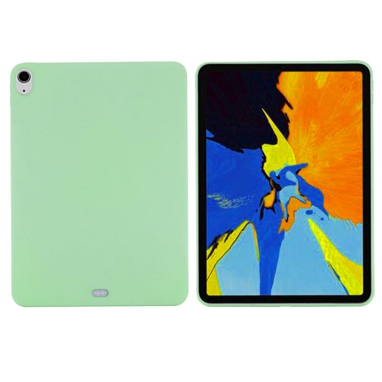 For iPad Air 13 2024 Pure Color Liquid Silicone Shockproof Tablet Case(Green) - iPad Air 13 2024 Cases by PMC TechLife | Online Shopping South Africa | PMC TechLife | Buy Now Pay Later Mobicred