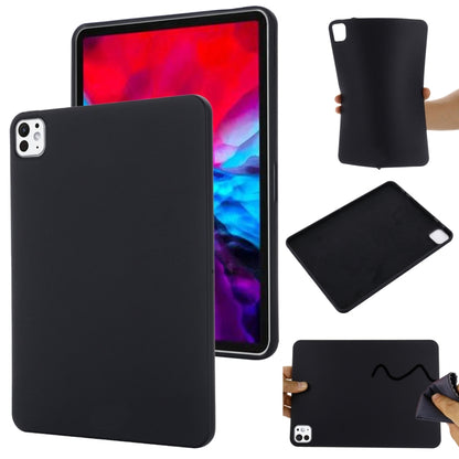 For iPad Pro 11 2024 Pure Color Liquid Silicone Shockproof Tablet Case(Black) - iPad Pro 11 2024 Cases by PMC Jewellery | Online Shopping South Africa | PMC Jewellery | Buy Now Pay Later Mobicred