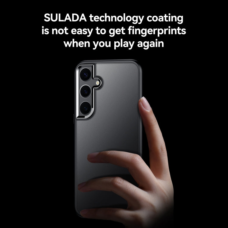 For Samsung Galaxy S24 5G SULADA Skin Feel Matte Shockproof Phone Case(Black) - free shipping - PMC Jewellery - Order now!