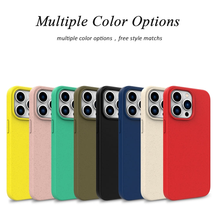 For iPhone 16 Pro Wheat Straw TPU Phone Case(Green) - iPhone 16 Pro Cases by PMC TechLife | Online Shopping South Africa | PMC TechLife | Buy Now Pay Later Mobicred