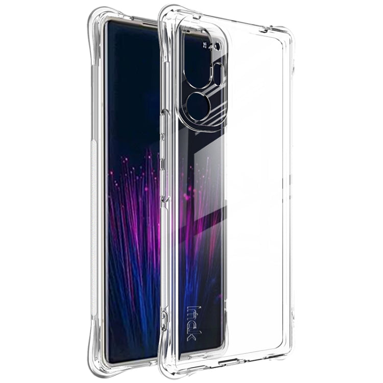 For HTC U24 Pro imak Shockproof Airbag TPU Phone Case(Transparent) - More Brand by imak | Online Shopping South Africa | PMC Jewellery | Buy Now Pay Later Mobicred