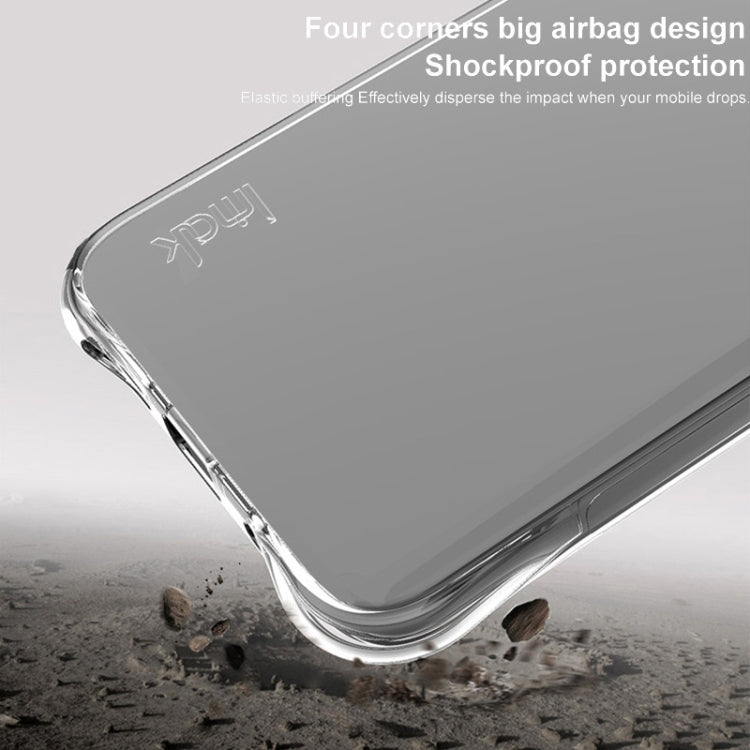 For HTC U24 Pro imak Shockproof Airbag TPU Phone Case(Matte Black) - More Brand by imak | Online Shopping South Africa | PMC Jewellery | Buy Now Pay Later Mobicred