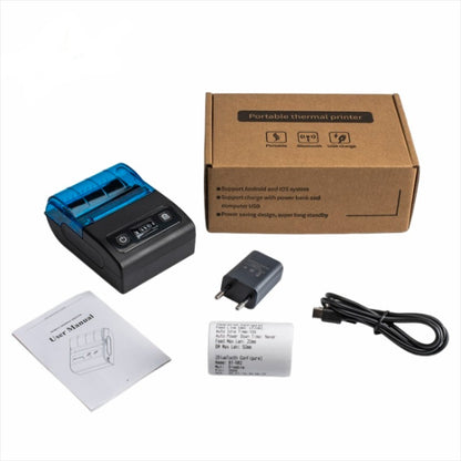 BT-582 58mm Type-C + Bluetooth Portable Thermal Printer(EU Plug) - Printer by PMC Jewellery | Online Shopping South Africa | PMC Jewellery | Buy Now Pay Later Mobicred