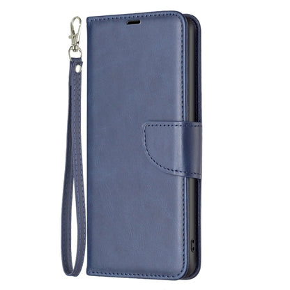 For Samsung Galaxy S25+ 5G Lambskin Texture Pure Color Flip Leather Phone Case(Blue) - Galaxy S25+ 5G Cases by PMC Jewellery | Online Shopping South Africa | PMC Jewellery | Buy Now Pay Later Mobicred