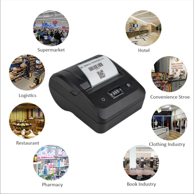 BT-802 80mm USB-C/Type-C + Bluetooth Portable Thermal Printer(US Plug) - Printer by PMC Jewellery | Online Shopping South Africa | PMC Jewellery | Buy Now Pay Later Mobicred