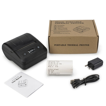 BT-802 80mm USB-C/Type-C + Bluetooth Portable Thermal Printer(US Plug) - Printer by PMC Jewellery | Online Shopping South Africa | PMC Jewellery | Buy Now Pay Later Mobicred